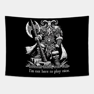 Tiefling Warrior Tapestry