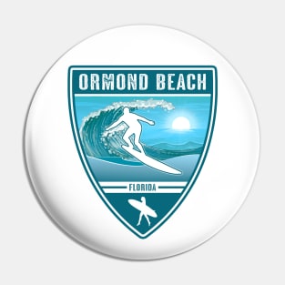 Surf Ormond Beach Florida Pin