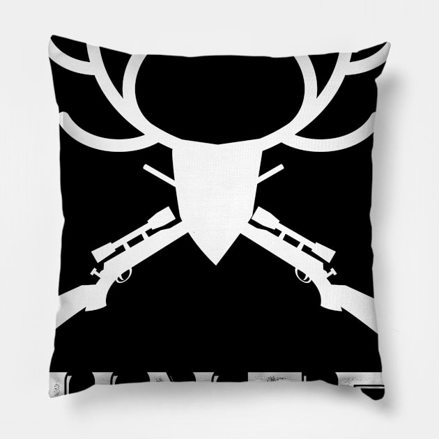 Deer Hunter Pillow by c1337s