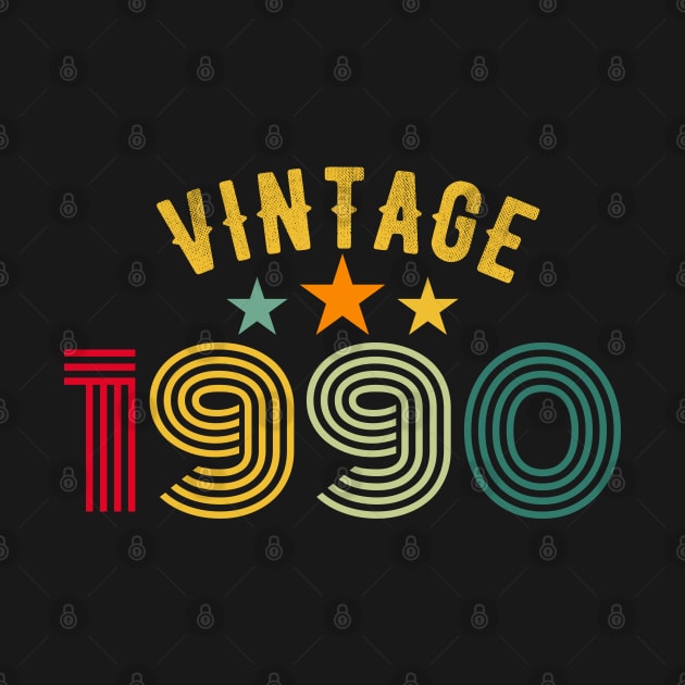 Vintage 1990 Birthday design by PlusAdore