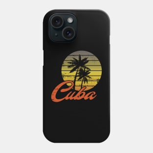 Cuba Vintage Retro 70s Throwback Surf Phone Case