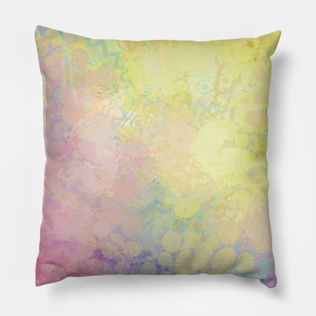 Abstract Colors 3 Pillow by florista_designs