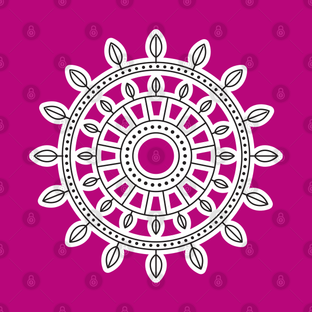 Mandala Design Style by BrightLightArts