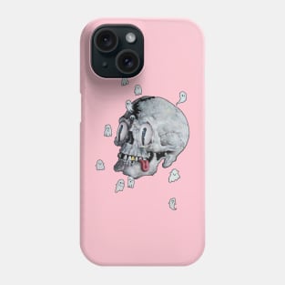 Captain, the Ghosts have Escaped art by Tyler Tilley (clear edition) Phone Case