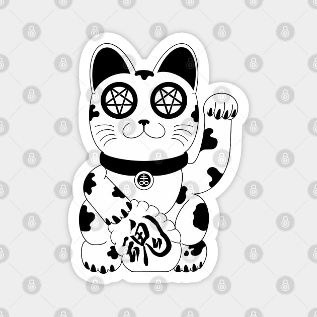 Penta Cat The Evil Twin Magnet by Neko Night Market