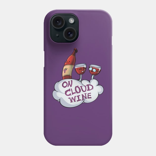 On Cloud Nine (Wine) Phone Case by Owl-Syndicate