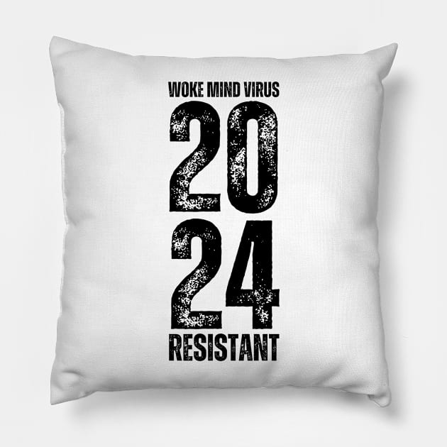 Anti Woke Pillow by la chataigne qui vole ⭐⭐⭐⭐⭐