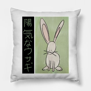 Cheerful rabbit Pillow