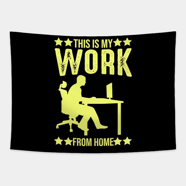 Home Office Tapestry by Imutobi