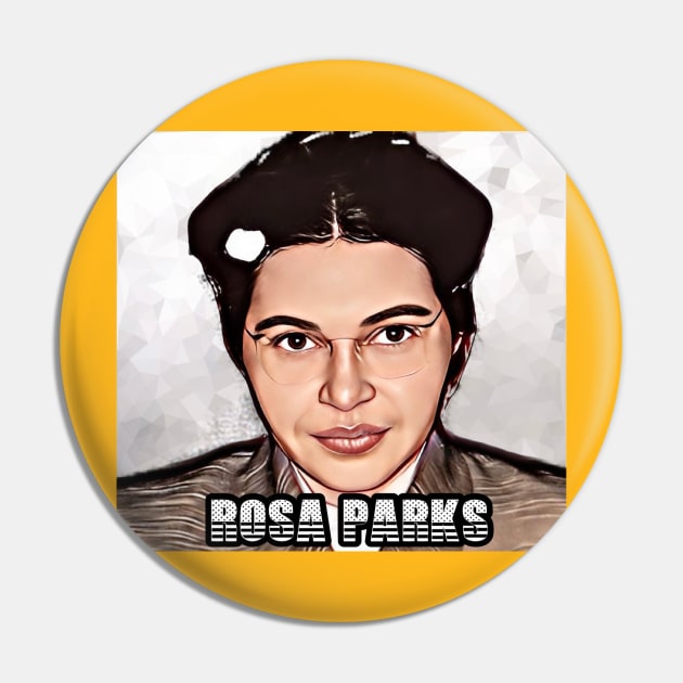 Rosa Parks Pin by M.I.M.P.