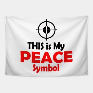 Peace Symbol Tapestry
