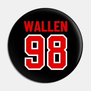 98 Braves Morgan Wallen Pin