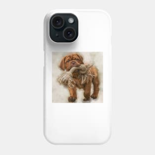 Bordeaux mastiff puppy Phone Case