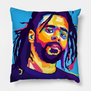 J Cole Wpap Art Pillow