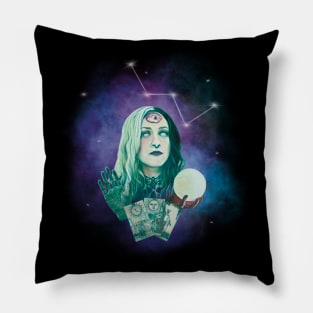 Goth fortune teller Pillow