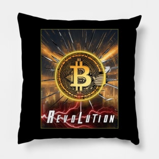 Bitcoin Crypto Revolution Lightning Pillow