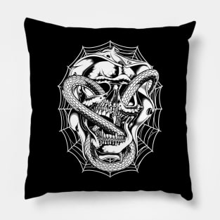 Ghost Skull Pillow