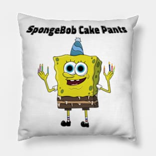 SpongeBob cake pants Pillow