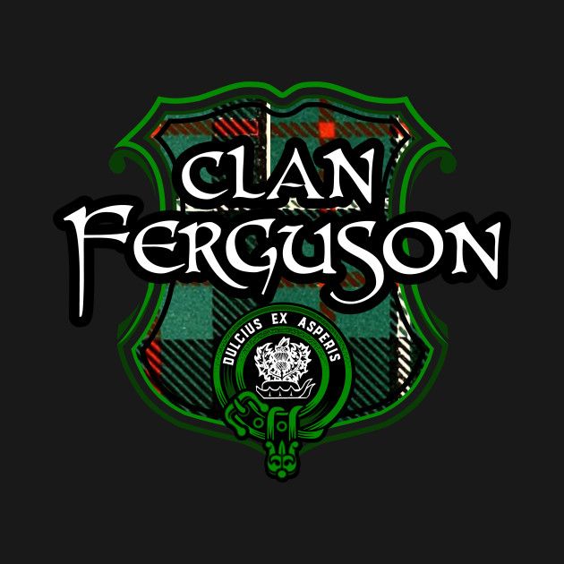 Clan Ferguson Surname Scottish Clan Tartan Crest Badge ...