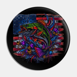 Celebrate Mardi Gras and show your love of fishing with this vibrant patriotic design Pin