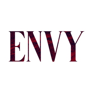 Envy - Simple Typography Style T-Shirt