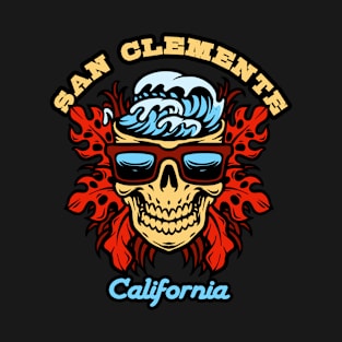 San Clemente surf beach T-Shirt