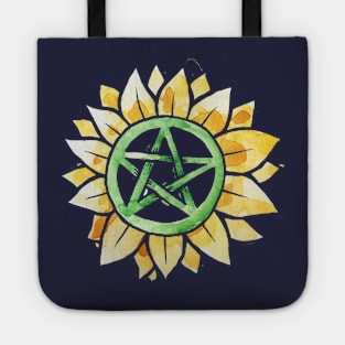 Sunflower Pentagram Tote