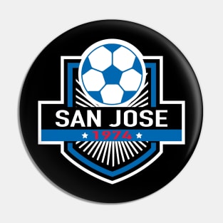 San Jose Soccer Pin