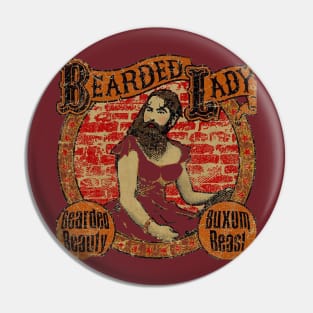 Bearded lady Pin