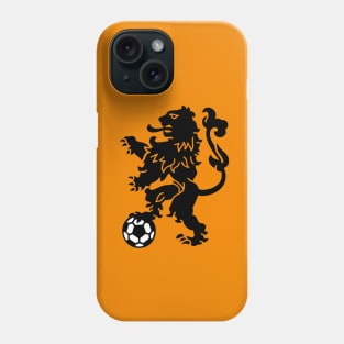 Dutch lion with soccer ball Netherlands soccer dutch soccer Phone Case