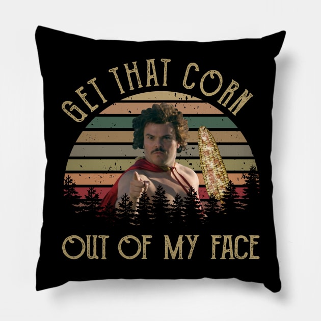 Nacho Libre Nacho Jack Vintage Pillow by Zacharys Harris