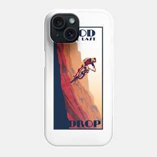 retro style mountain bike poster: Good to the Last Drop Phone Case