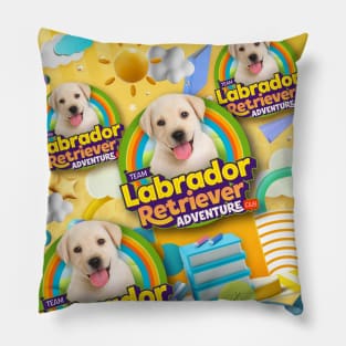 Labrador Retriever Puppy Pillow