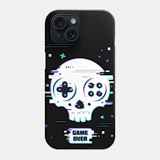 SKULL GAME OVER Phone Case