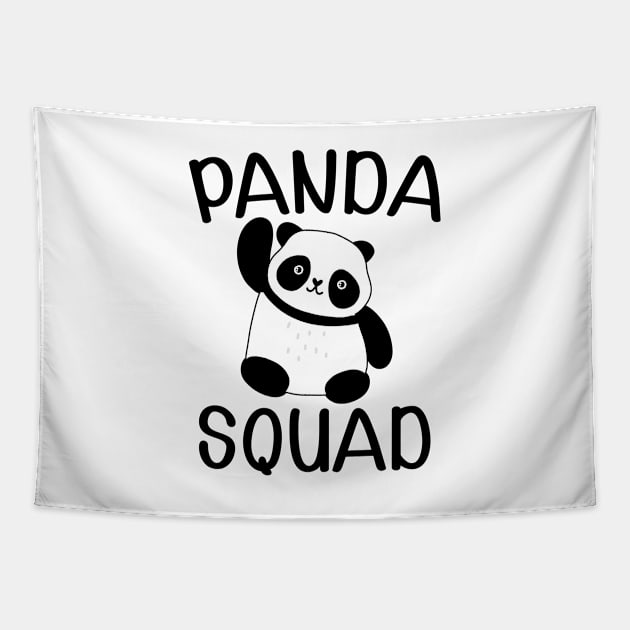 Panda Squad Tapestry by KC Happy Shop