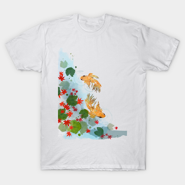 Momiji Pond - Koi - T-Shirt