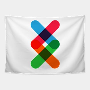 Geometric minimal pattern colourful Tapestry