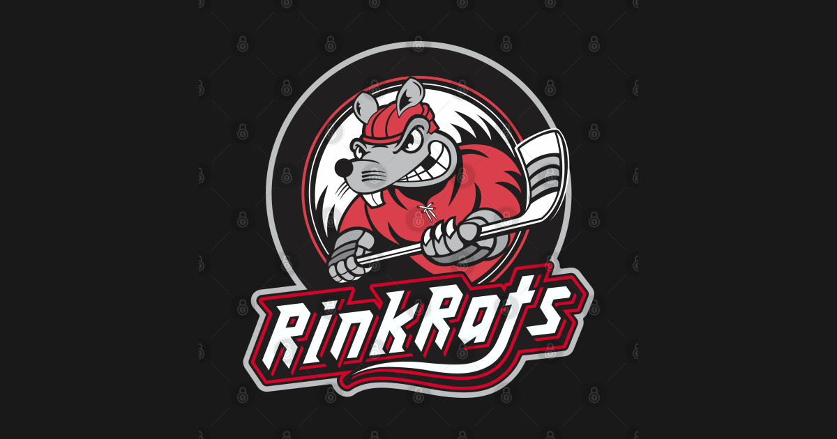 Rink Rats Hockey Logo Rink Rats Sticker TeePublic