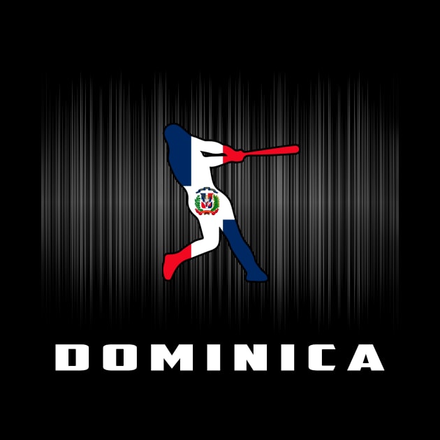 Dominica Retro Baseball Design I Love Dominican Men Women by Jhon Towel