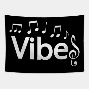 Vibes artistic typography design Tapestry