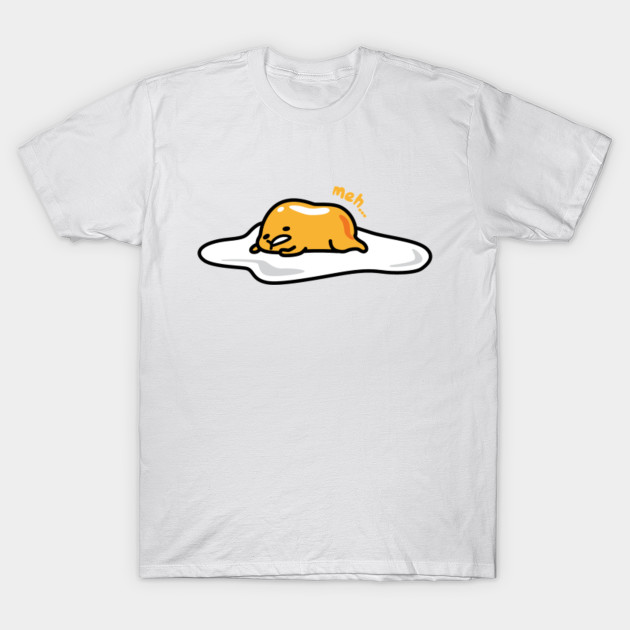 gudetama lazy egg meh sigh gudetama t shirt teepublic t sigh
