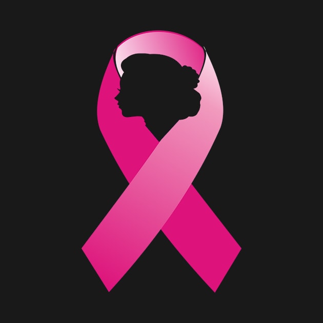 Breast Cancer Awareness Pink Ribbon Warrior Support by ExprezzDesigns