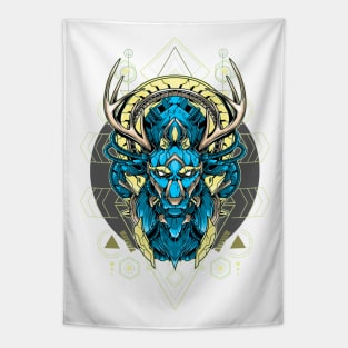 What's Your Spirit Animal? Epic Blue Light DEER Tapestry