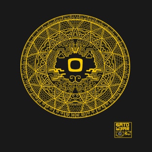 6AT0 Aztec Wheel (Yellow) T-Shirt