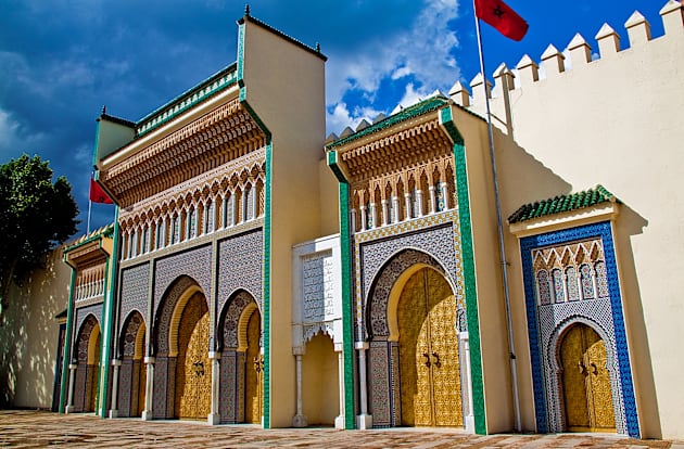 Morocco. Fes. Gates of the Royal Palace. Kids T-Shirt by vadim19