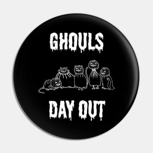 Spooky Ghouls Day Out at Halloween Pin