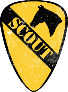 Air Cav Scout (distressed) Magnet