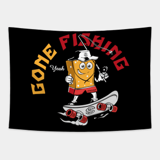 Gone Fishing Funny - Father Day Tapestry