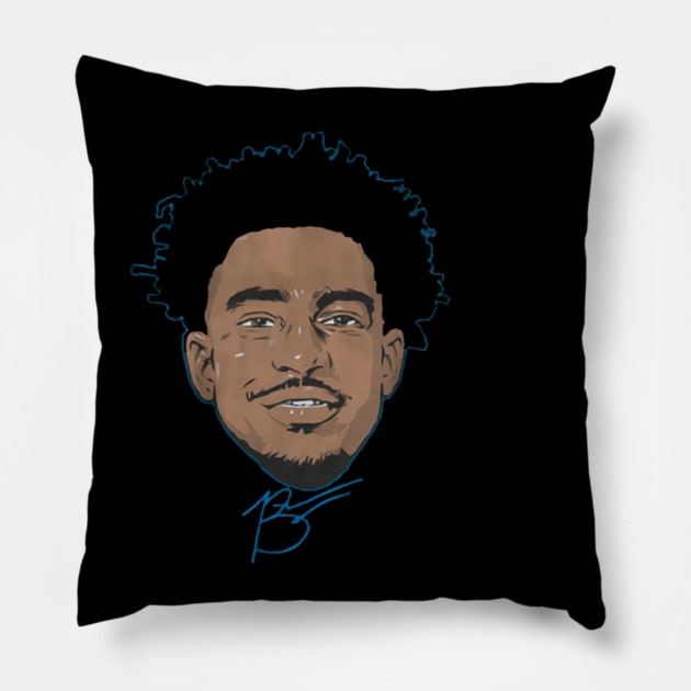 Bryce Young Swag Head Pillow by stevenmsparks