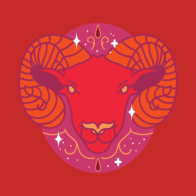 Aries Ram (Red) by VenusAndMoon